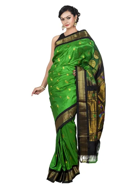 Chanderi silk-cotton saree
