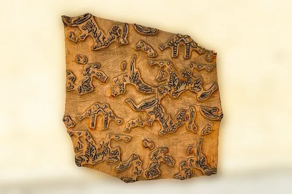 Ajrakh cotton dupatta